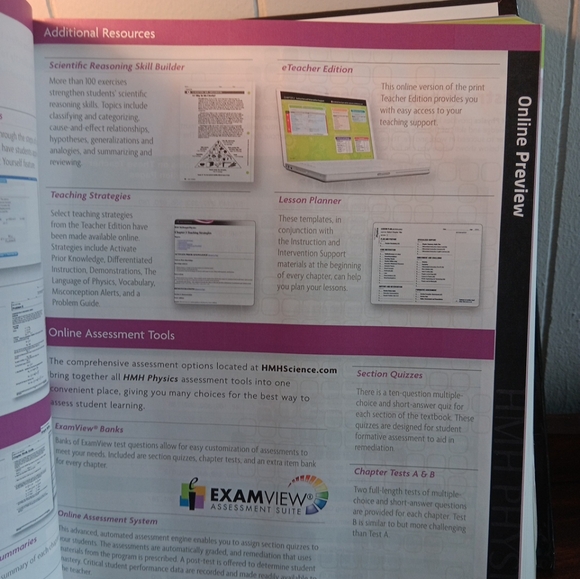 HMH PHYSICS: TEACHERS EDITIOM 2019 By Houghton Mifflin Harcourt Tenn Homeschool - Picture 2 of 6